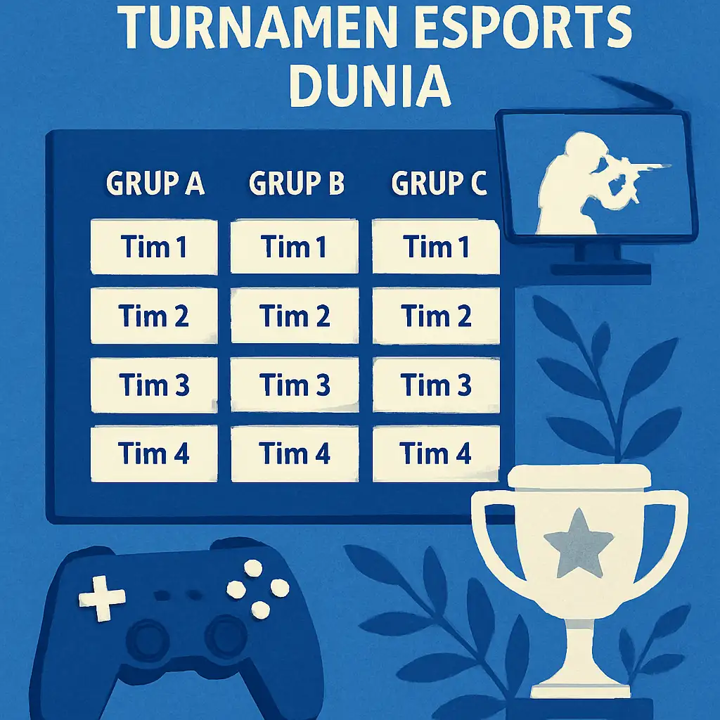 Hasil Undian Grup Turnamen Esports Dunia